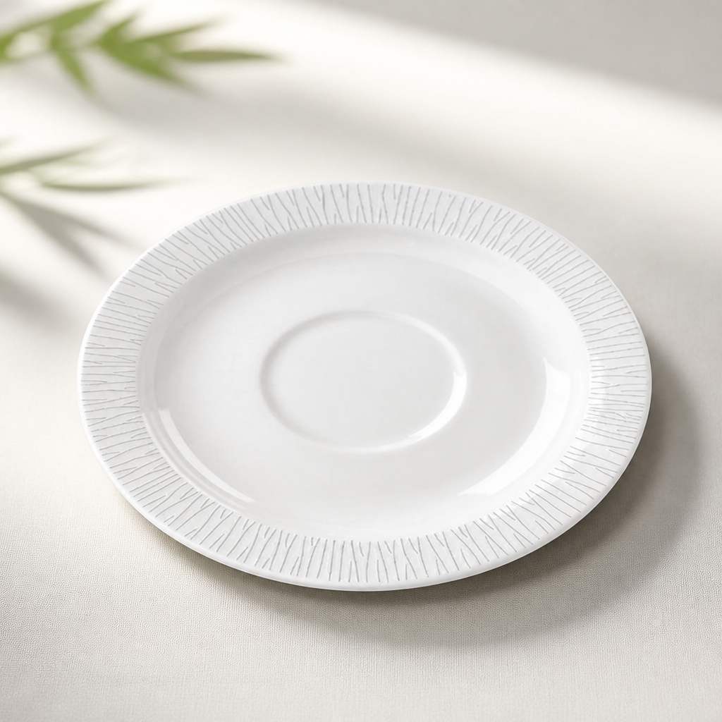 Bamboo Saucers 152mm for Commercial Coffee and Tea Service