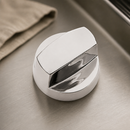Commercial Bains Marie Knob Replacement Part Silver Plastic