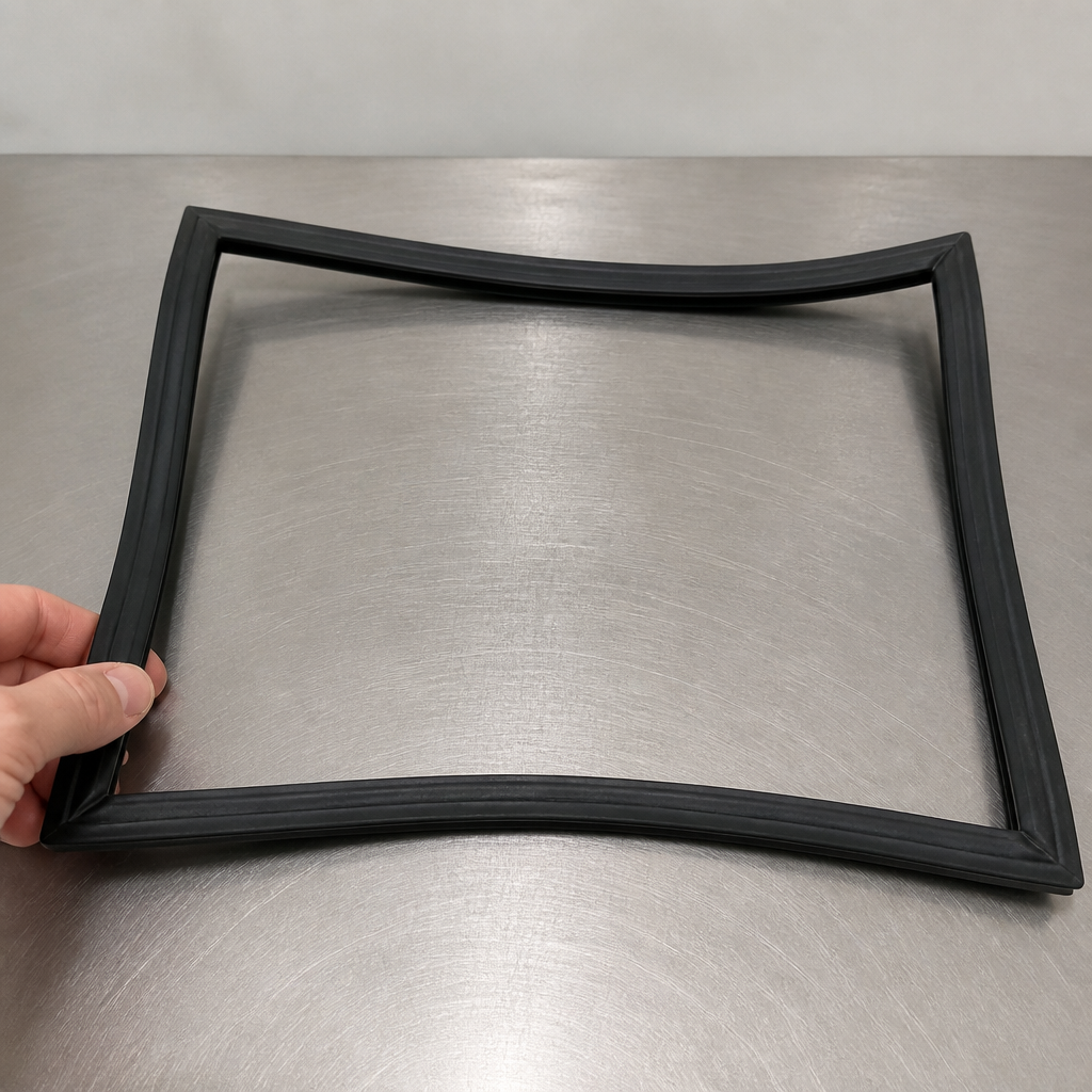 Commercial under counter fridge door 14x500mm plastic