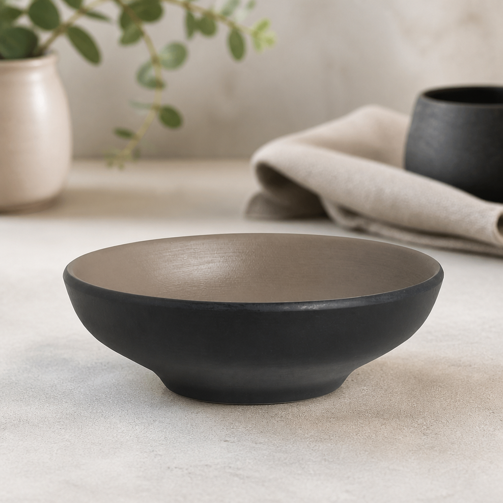 Commercial Melamine Shallow Bowls 127mm - 24 Pack