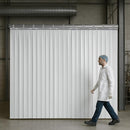 PVC Curtain Strips – Twin Track, Solid Colour Linear Metre