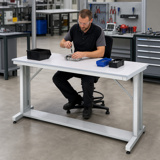Cantilever Workbench 780x1500x600mm with Choice of Tops