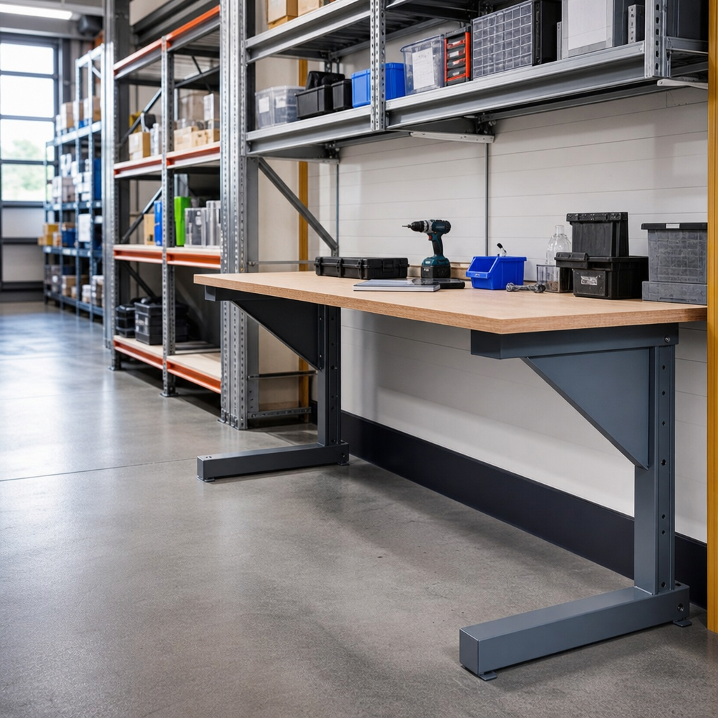 Cantilever Workbench 780x2000x600mm with Choice of Worktop