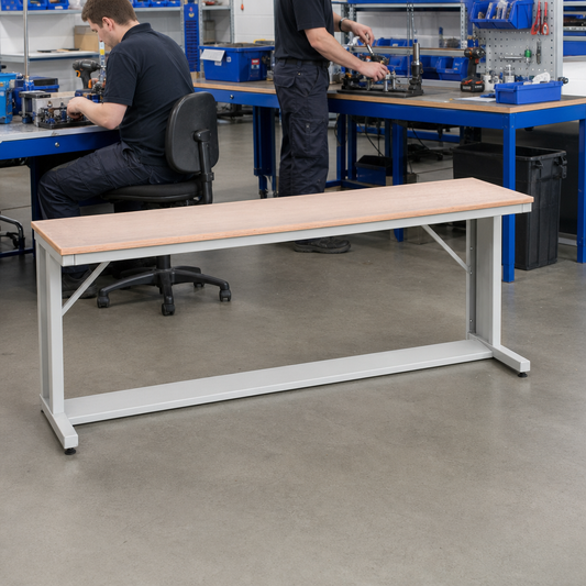 Cantilever Workbench 780x2000x600mm with Choice of Worktop
