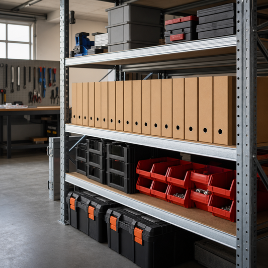 Cardboard Archive Storage Boxes 9cm Width