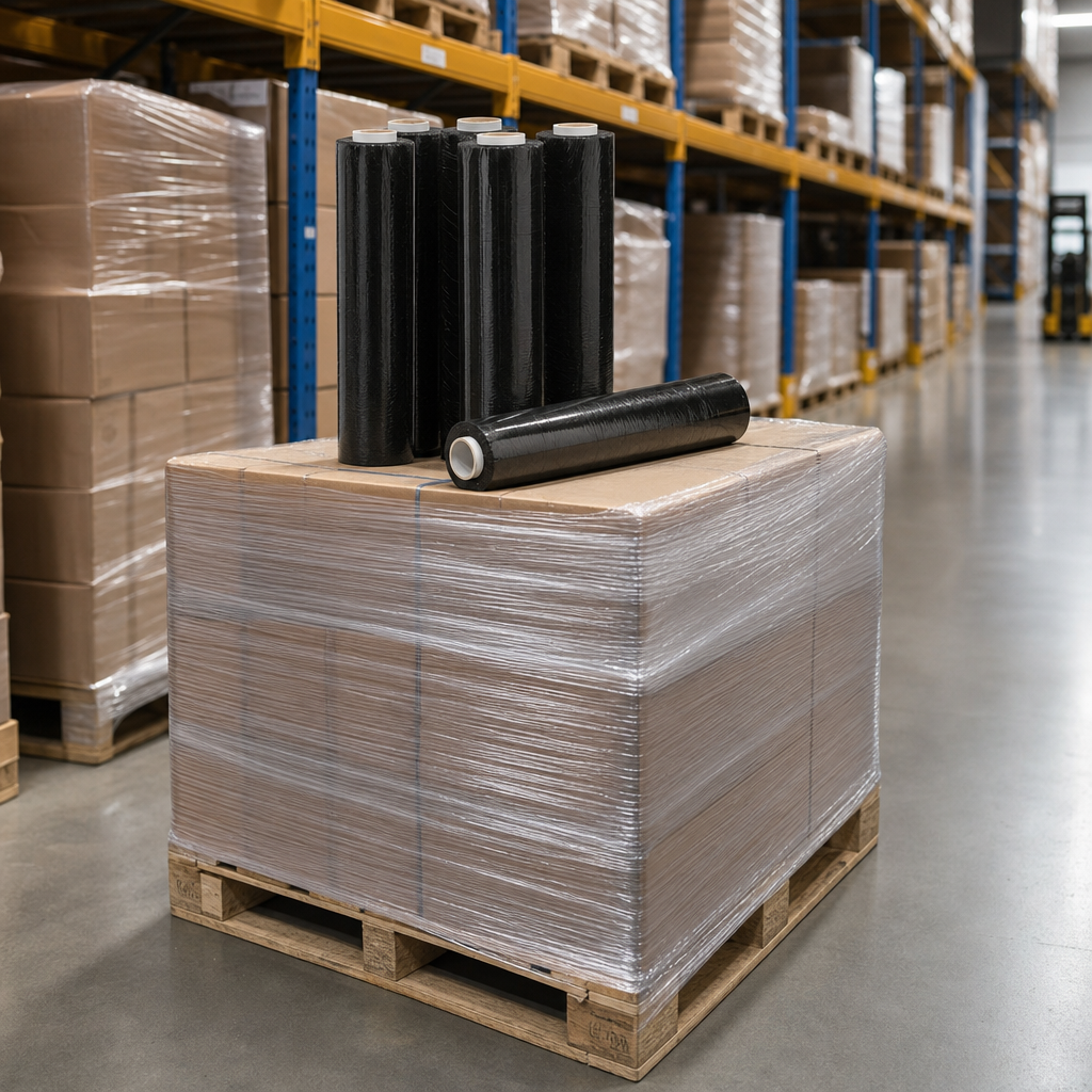 Cast Opaque Stretch Film Rolls 450 mm Wide
