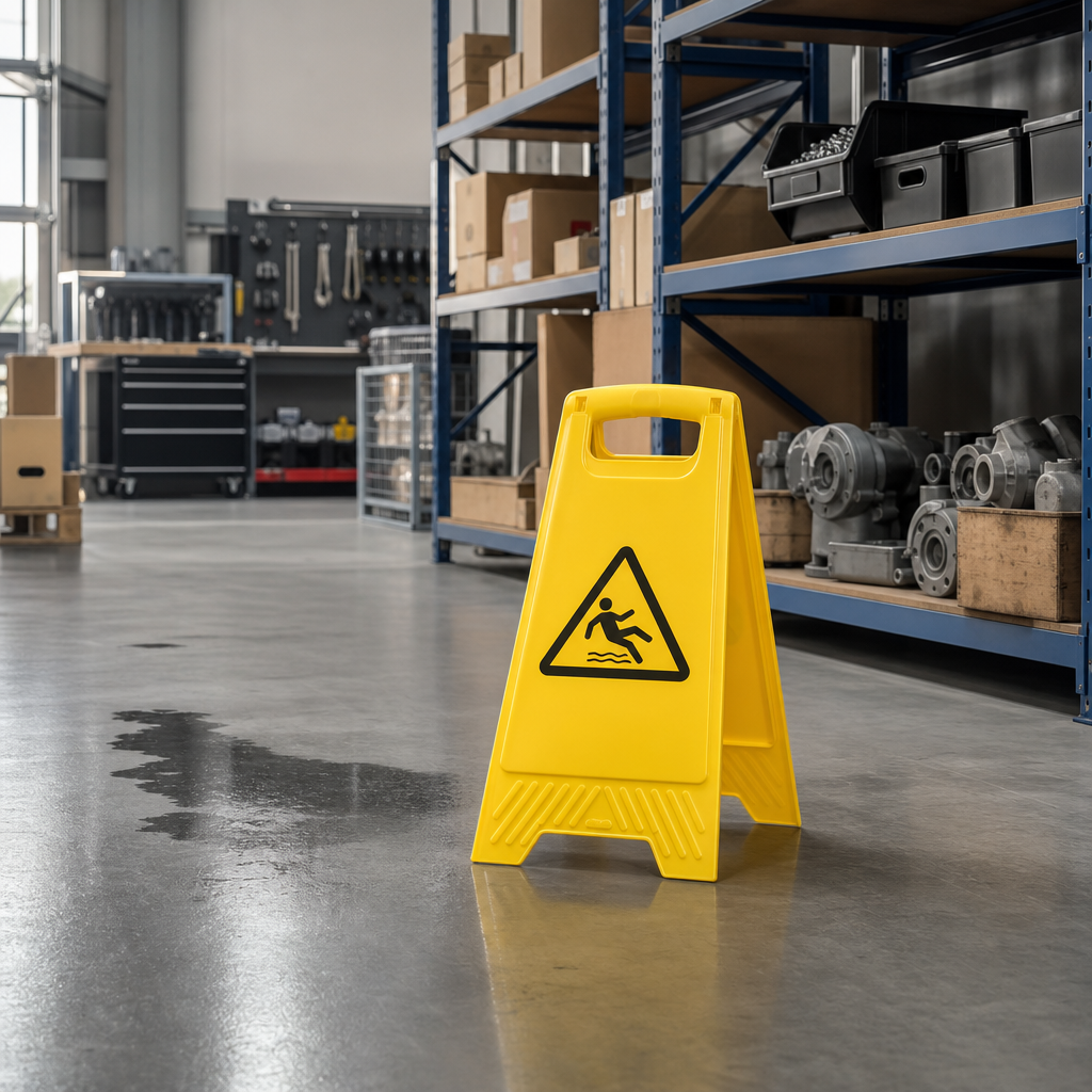 Caution Wet Floor A-Board Safety Sign