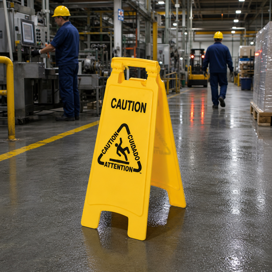 Caution Wet Floor A-Board Safety Sign