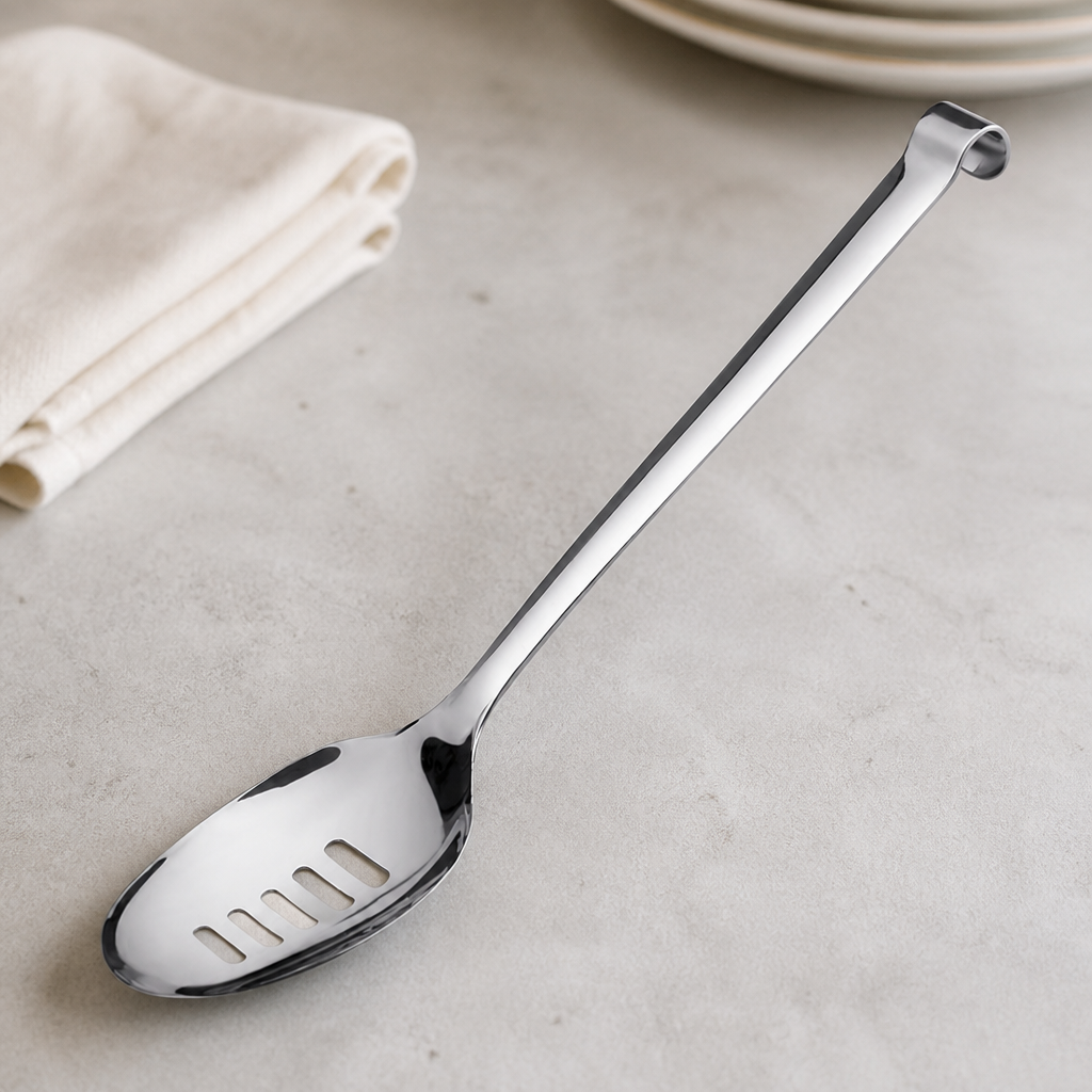 Commercial Slotted Spoons 300mm - 10 Pack Elegant Cutlery