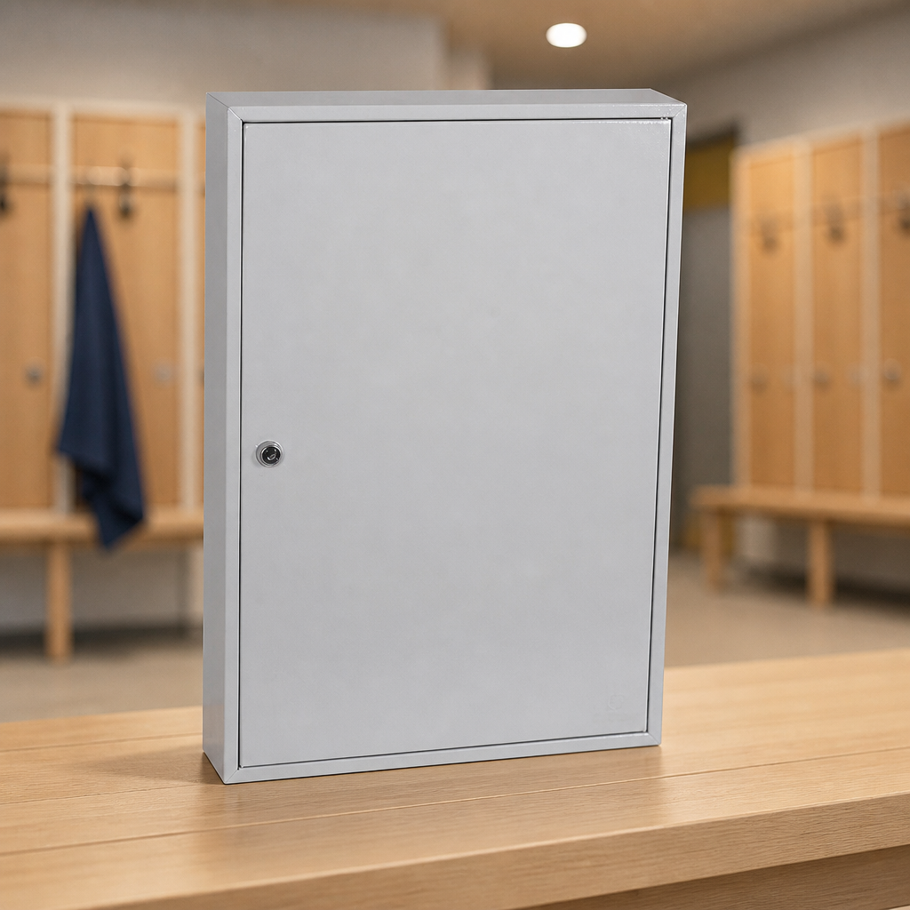 Commercial Key Locking Cabinet for 100 Keys with Wall Mount