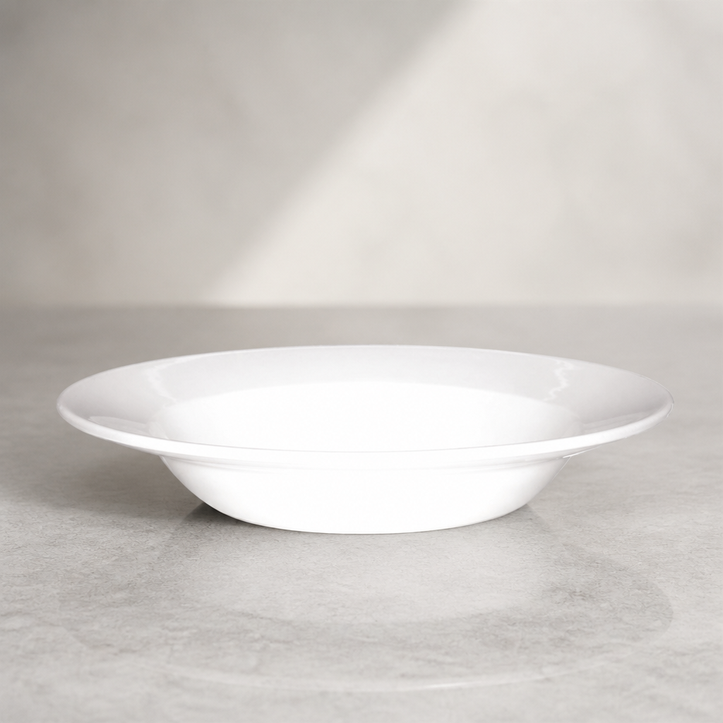 Commercial Fine China Bowls 195mm - 12 Pack Vitrified Porcelain