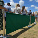 Commercial Green Canvas Barrier 700mm High for Queuing Systems