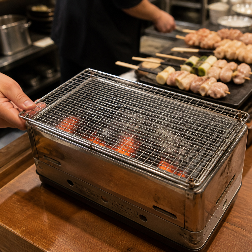 Commercial Spare Mesh Grill Top 370x210mm for Konro Grill
