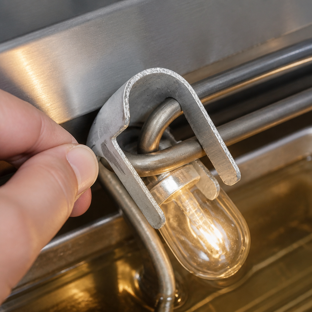 Commercial Fryer Bulb Clamp Replacement Part