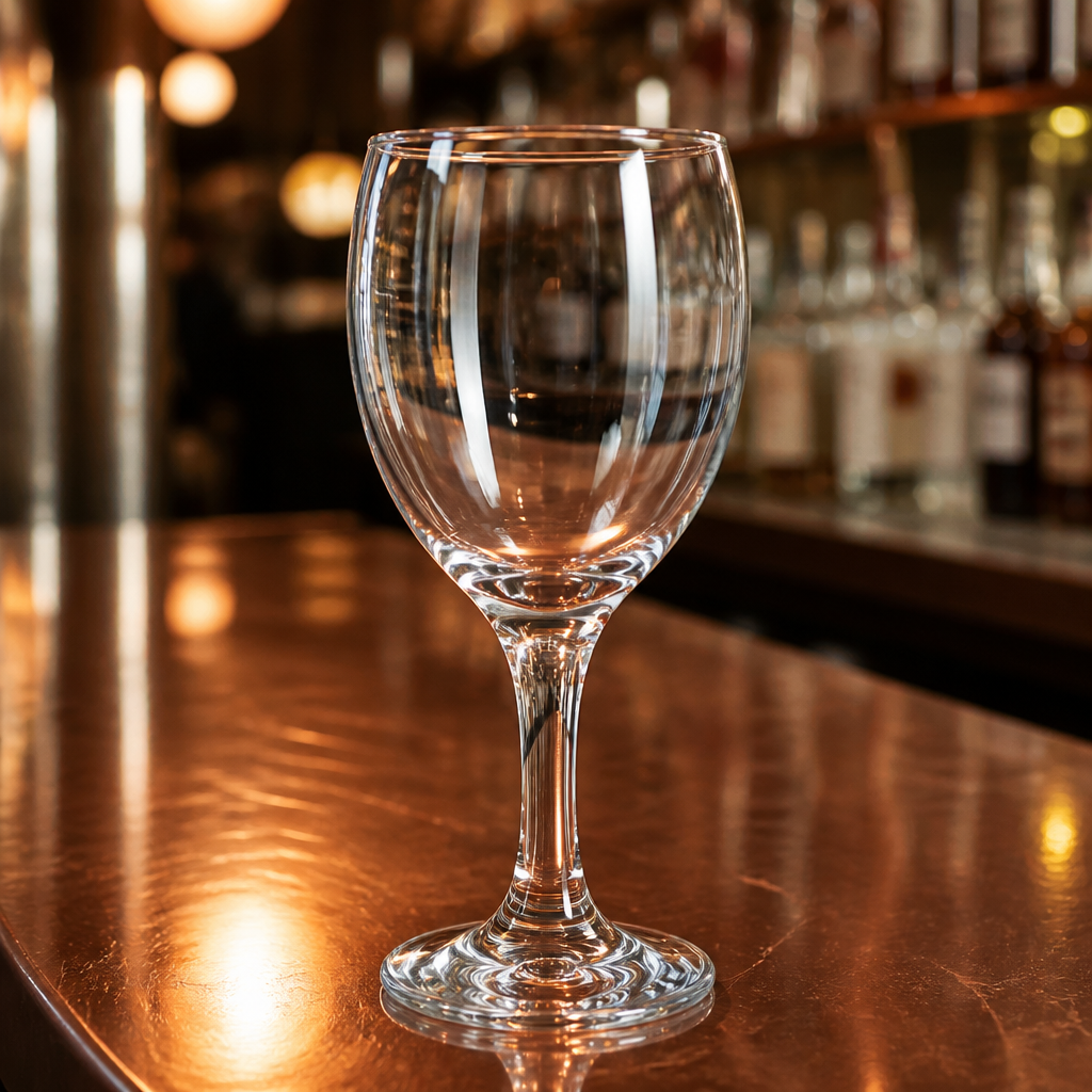 Set of 6 Triple Lined Commercial Wine Glasses 340ml