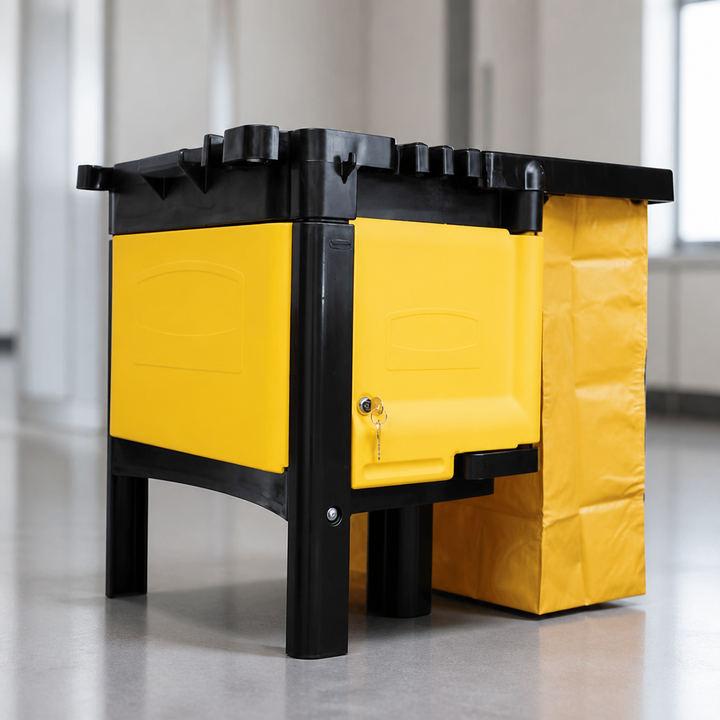 Commercial Locking Cabinet for Cleaning Trolleys