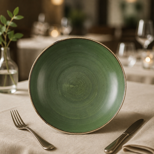 Commercial Coupe Bowls 247mm Green 12 Pack