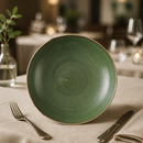 Commercial Stonecast Coupe Bowls 247mm Green 12 Pack