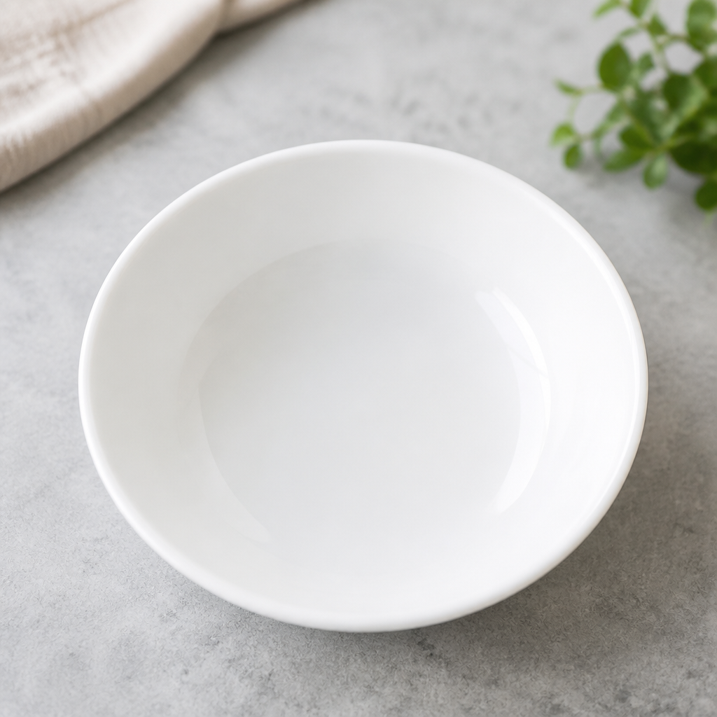 Commercial Deep Coupe Bowls 190mm Super Vitrified Ceramic