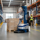 Professional Self-Propelled Pallet Wrapping Machine with Touch Screen Control and Automatic Load Height Detection