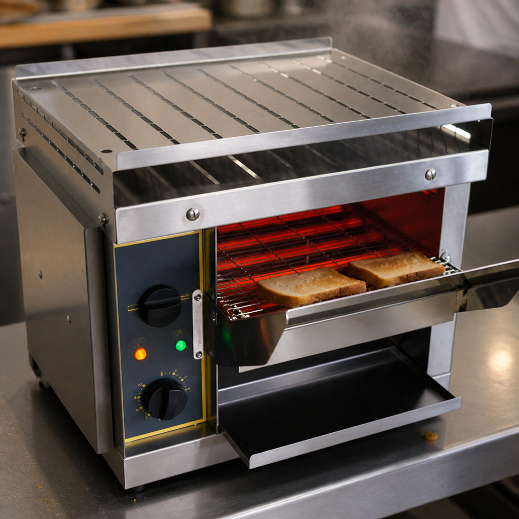 Commercial Conveyor Toaster with 330 x 335mm cooking area