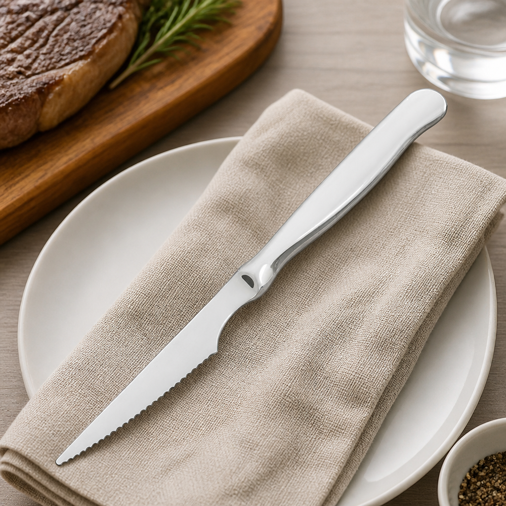 Commercial Steak Knives 220mm Serrated Edge 12 Pack