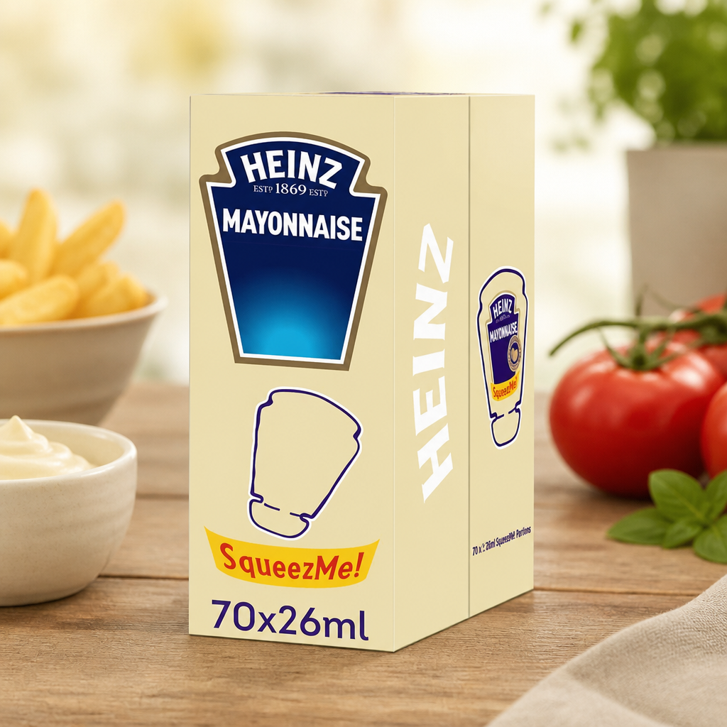 Commercial mayonnaise sachets 26ml pack of 70 for catering