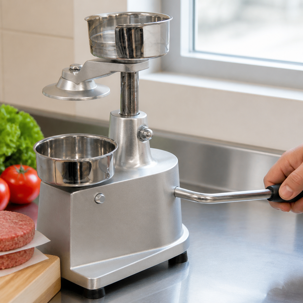 Commercial Manual Hamburger Press for easy burger production