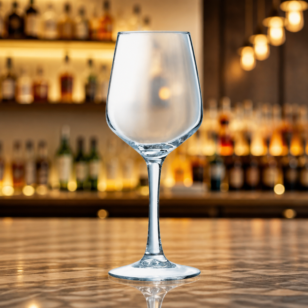 310ml Commercial Wine Glasses - 24 Pack Elegant Stemmed Glasses