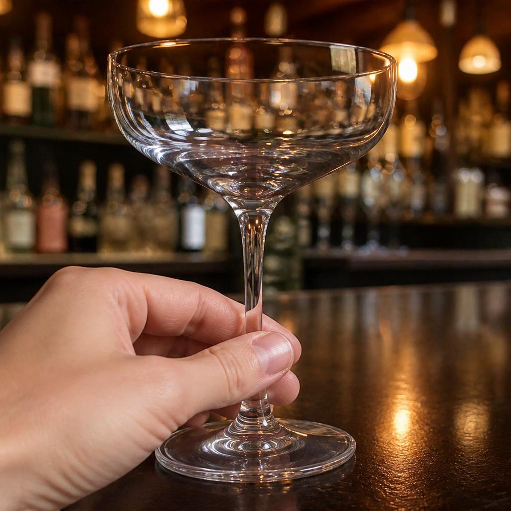 12 pack of 210ml polycarbonate champagne coupe glasses