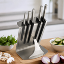 6-Piece Commercial Knife Set with Block for Professional Kitchens