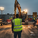 Premium High Visibility Waistcoat Made from 100% Knitted Polyester for Enhanced Safety and Comfort