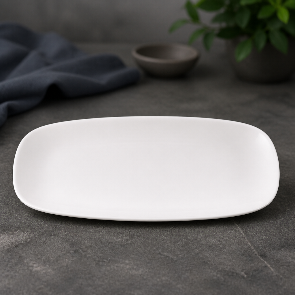 Commercial Oblong Plates 127 x 269mm 12 Pack
