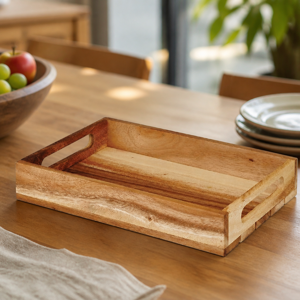 Commercial Wooden Crate 300 x 200 x 48mm for Catering