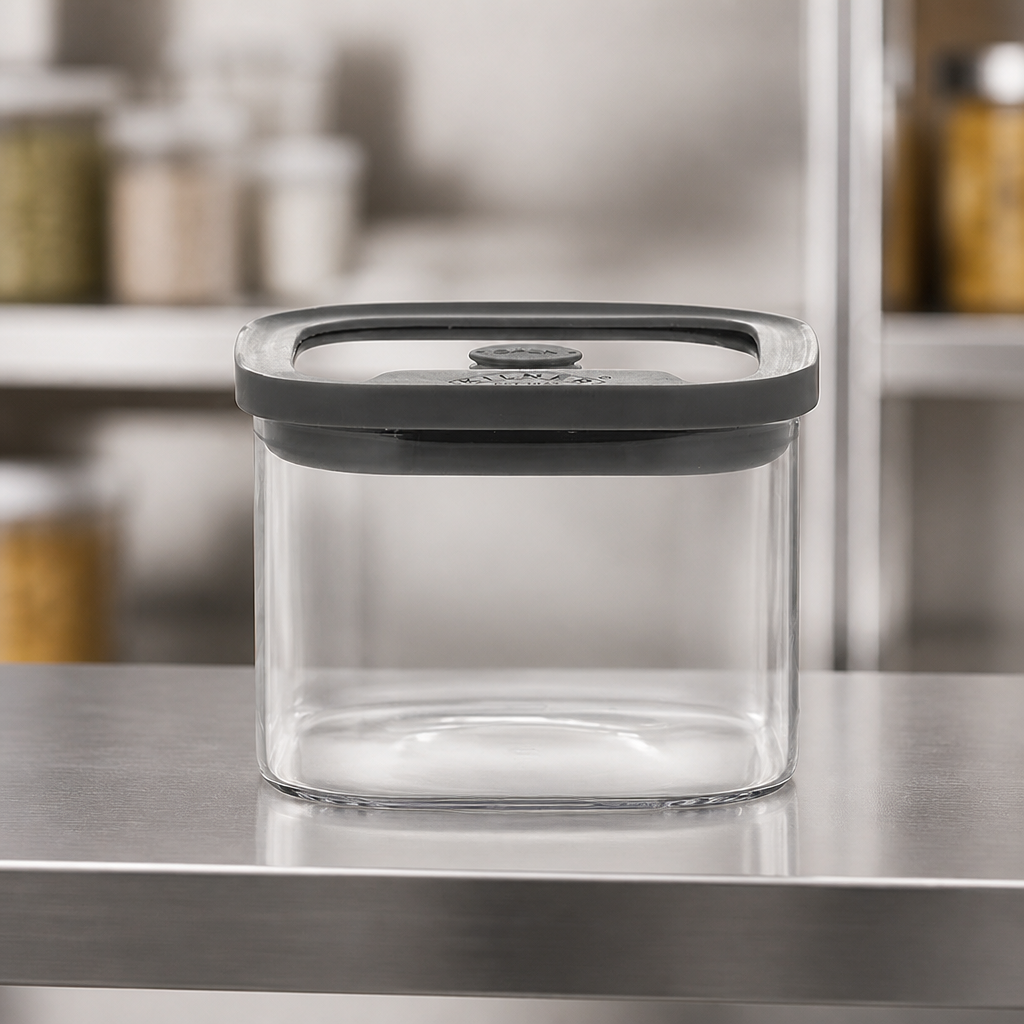 500ml Commercial Clip Lock Storage Jar for food safety