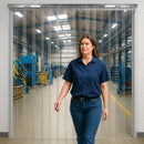 PVC Strip Curtains Hook-On – Clear Partitioning for Workspaces
