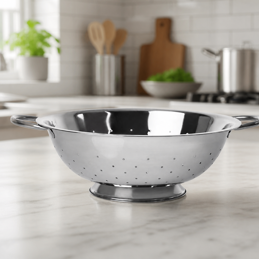 12" Commercial Stainless Steel Colander Heavy Duty Kitchen Tool
