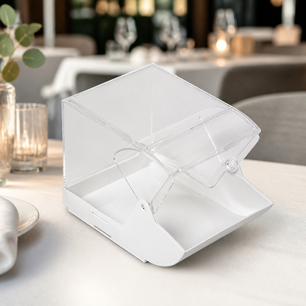 Commercial Acrylic Sachet Dispenser Box for condiments 10x5x5