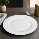Commercial Charger Plates 310mm Wide Rim White 12 Pack