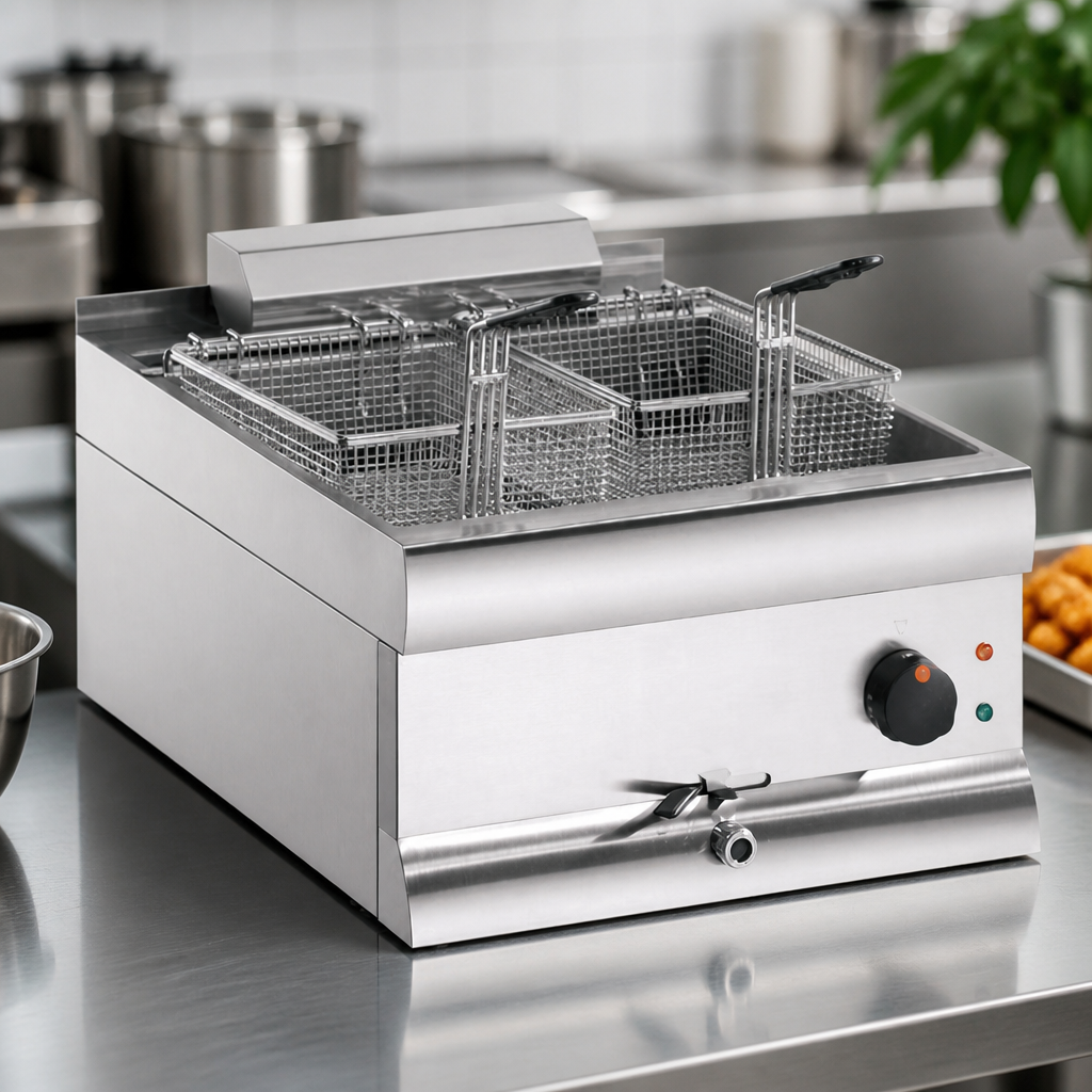 15Ltr Countertop Electric Fryer for Commercial Use