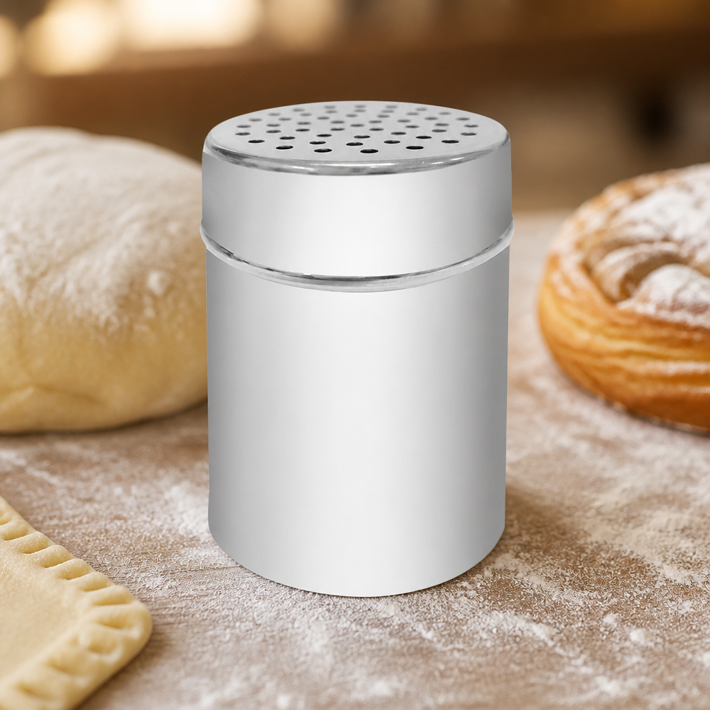 8oz Commercial Dredger with 3mm Holes for seasoning tasks