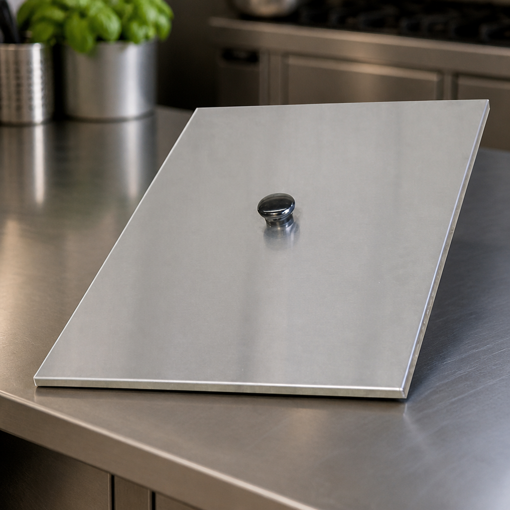 Commercial Fryer Lid Stainless Steel 12x396x556mm