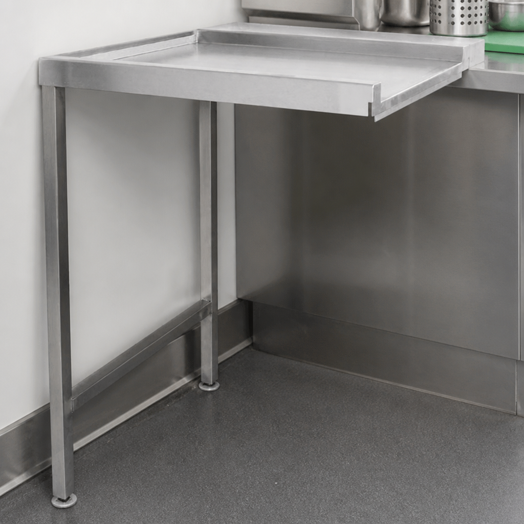 Commercial Pass Through Dishwasher Table Left Hand 650mm