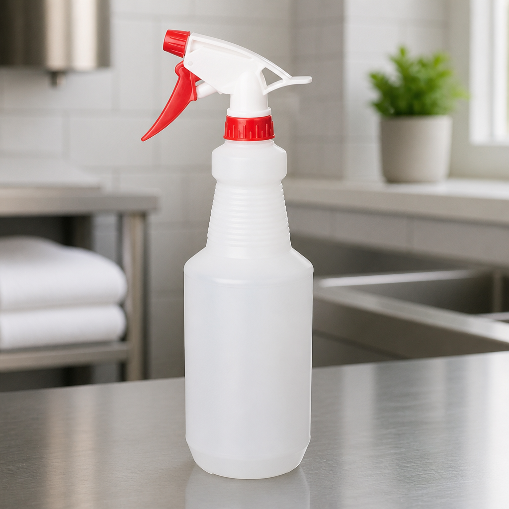 Commercial Colour-Coded Trigger Spray Bottle 750ml Red