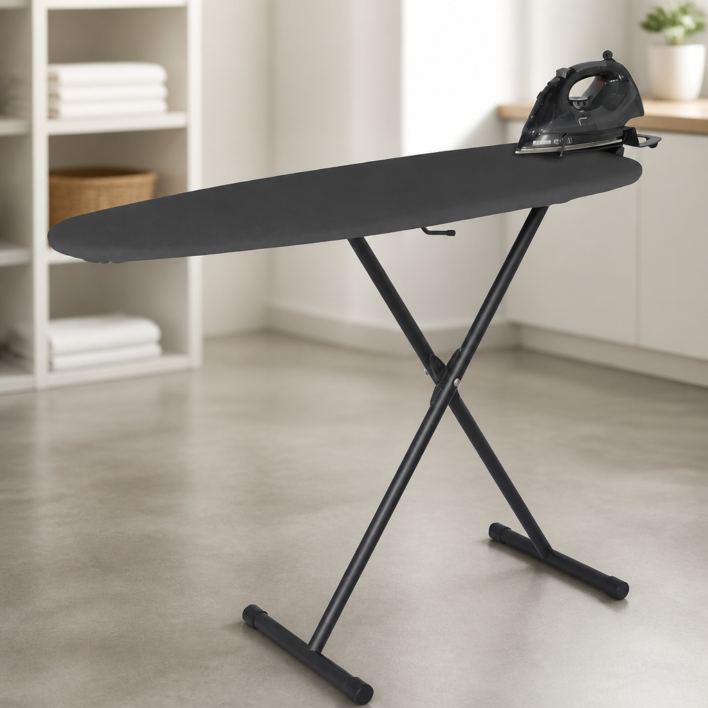 Commercial Ironing Centre with Dual-Sided Board and 7 Heights