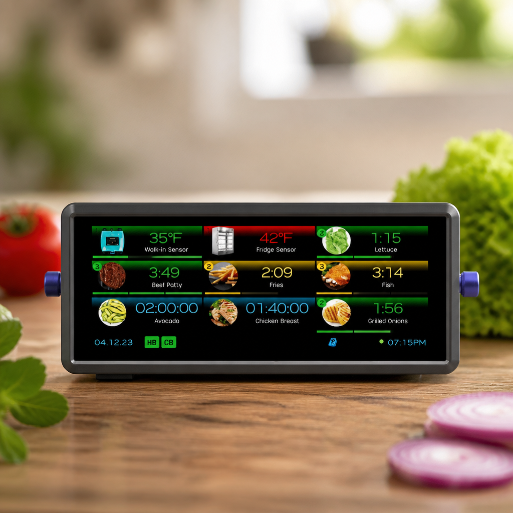 Commercial Kitchen Timer with 6.8 Inch Touchscreen Display