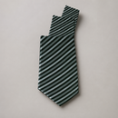 Grey Skinny Stripe Tie for Commercial Waiting Uniforms
