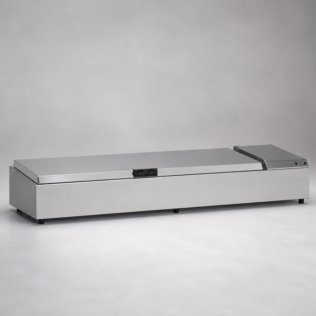 Countertop Refrigerated Preparation Well for 7 x 1/3 GN Pans