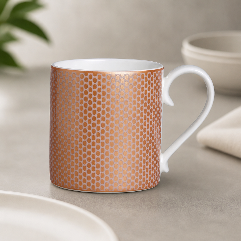 Commercial Bone China Mugs 350ml Coupe 12 Pack