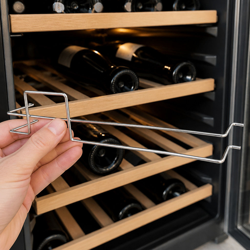 Commercial wine rack for 16-28 bottle wine coolers